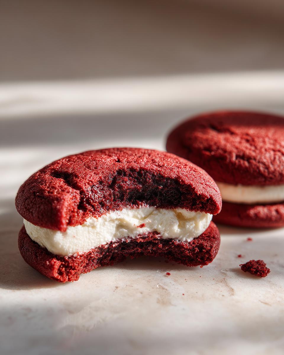 cheesecake stuffed red velvet cookies - Other 4