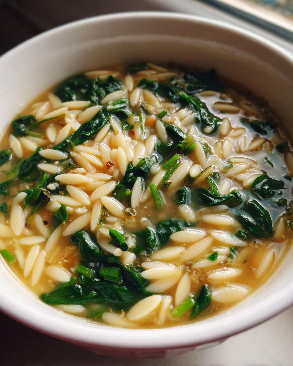 italian orzo spinach soup - Other 3