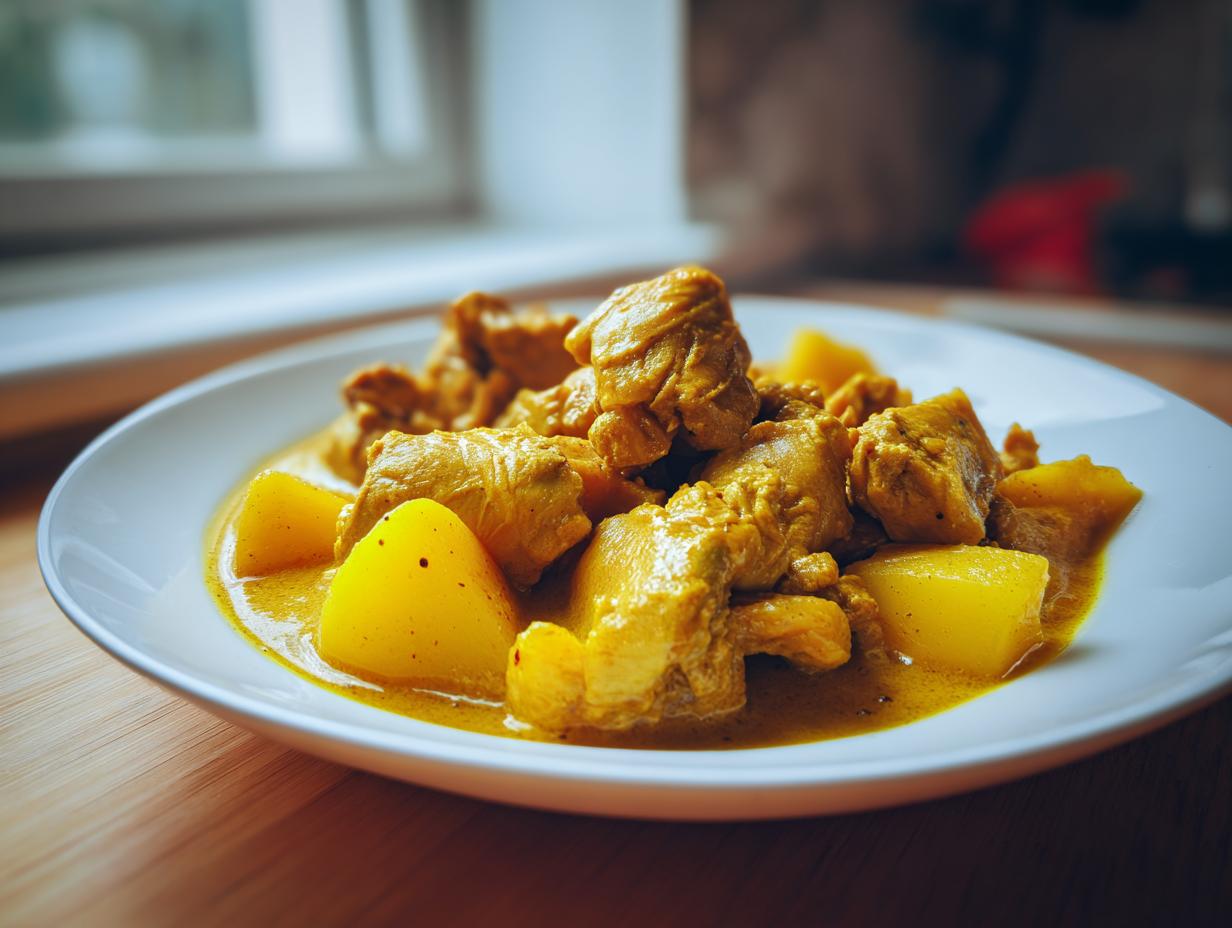 jamaican curry chicken - Featured