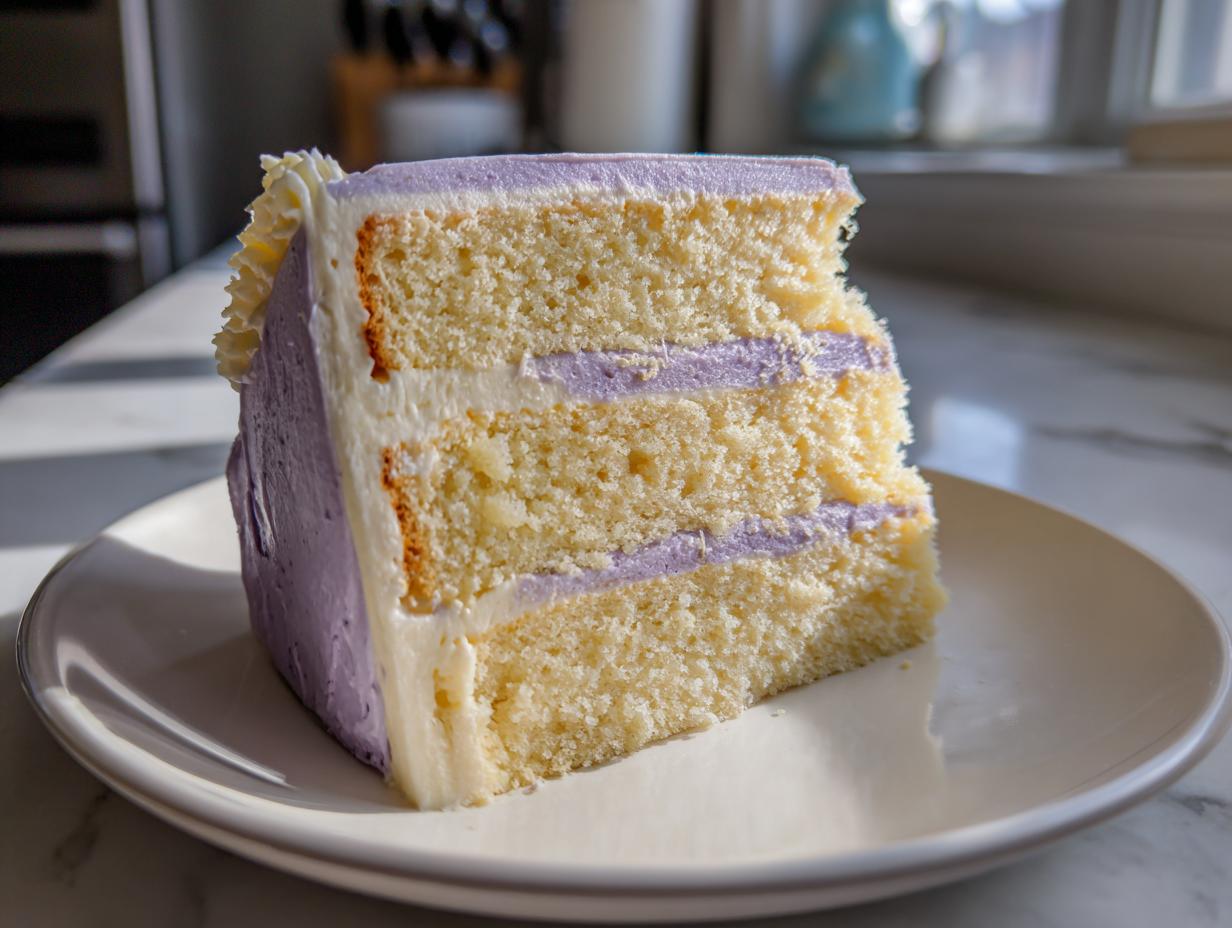 lavender cake - Featured
