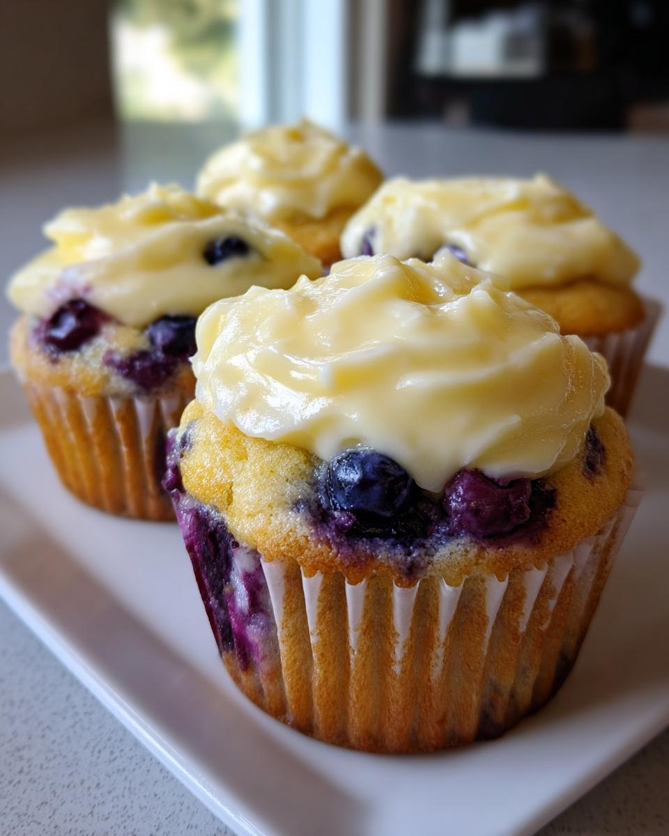 lemon blueberry cupcakes - Other 3