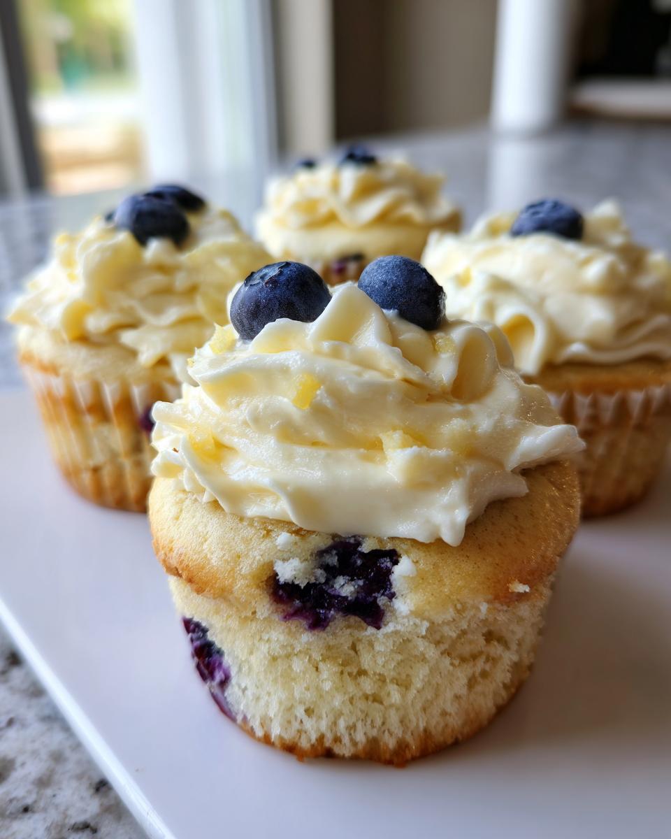 lemon blueberry cupcakes - Other 4