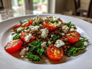 lentil salad - Featured