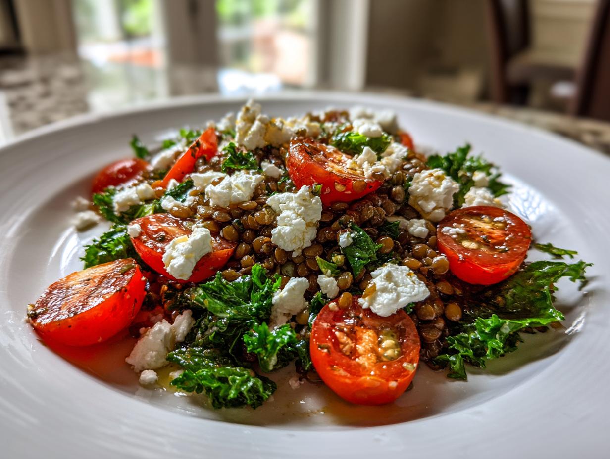 lentil salad - Featured