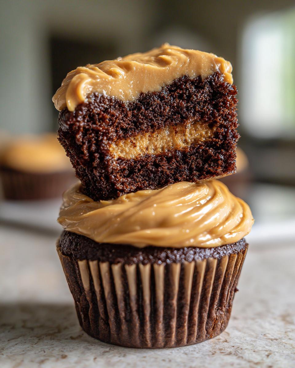 chocolate peanut butter cupcakes - Other 4